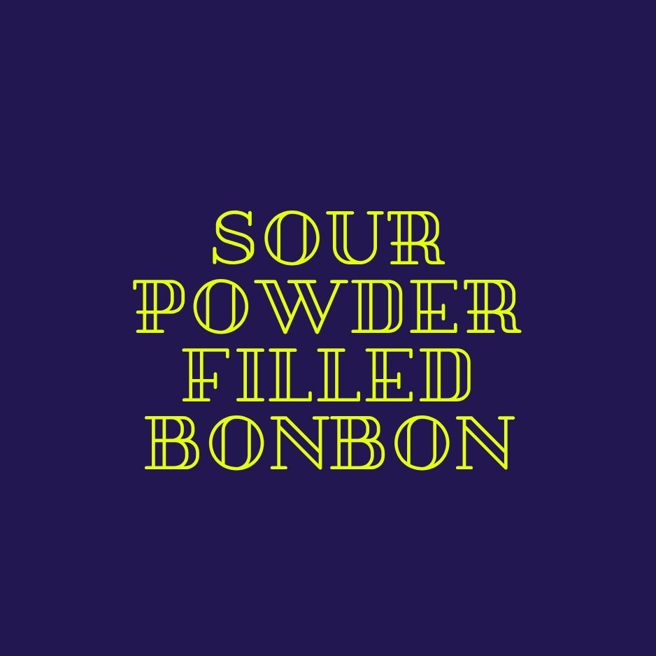 sour powder filled bonbon