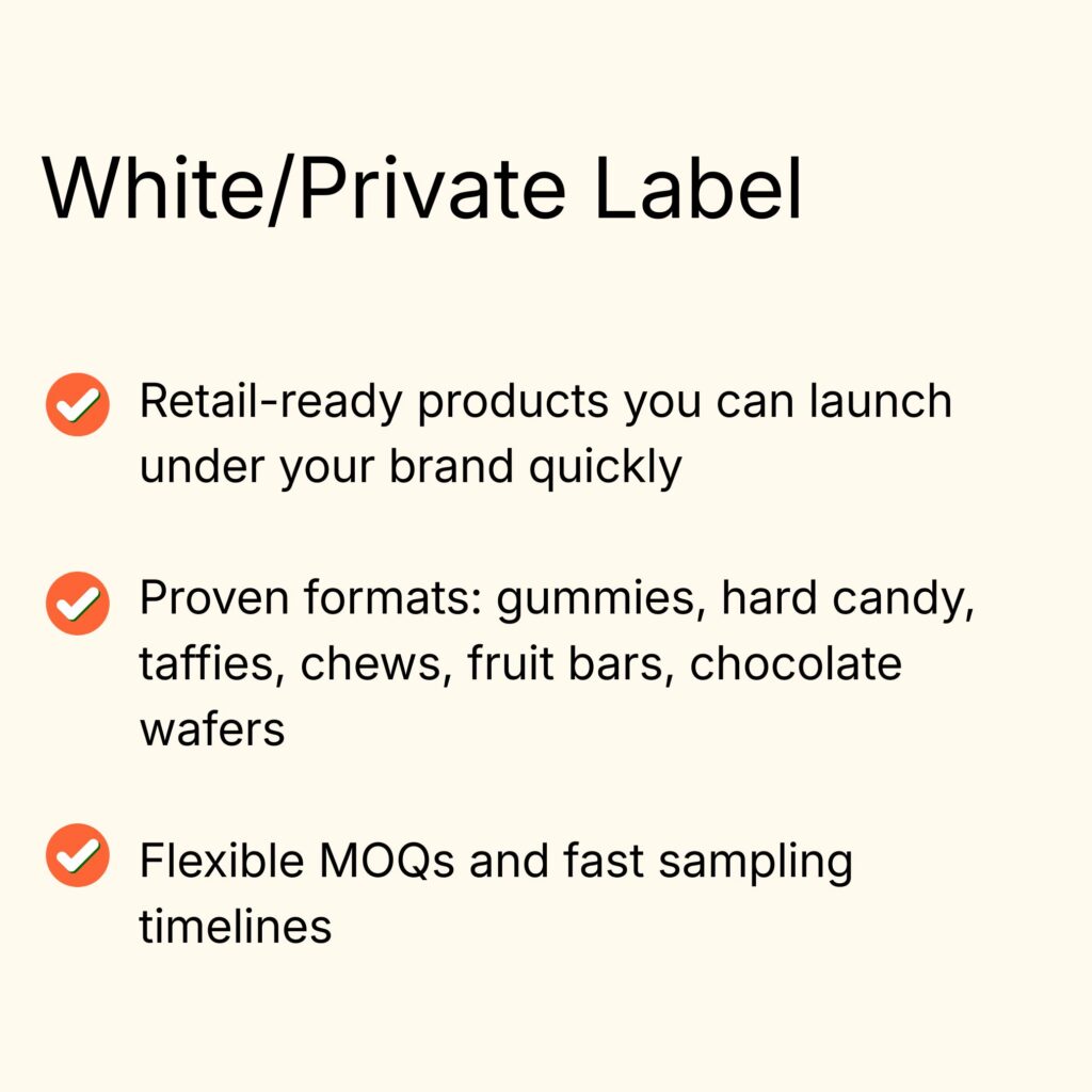 white/private label products